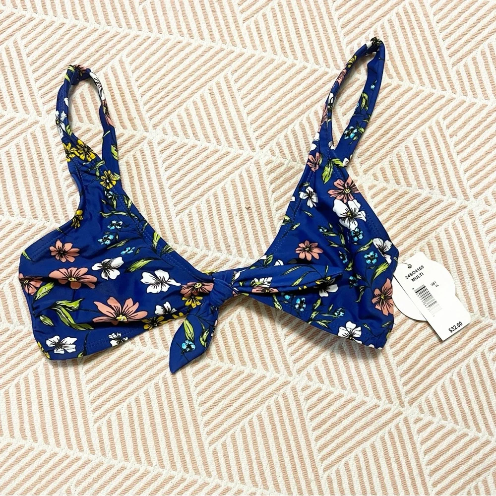 Hot Water Floral Bikini Top M NWT - Picture 1 of 4